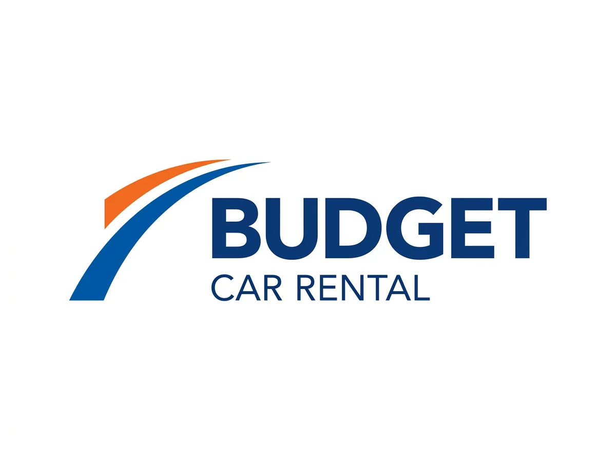 Budget Car Rental logo, official brand mark, white background